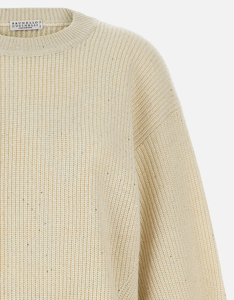 ★BRUNELLO CUCINELLI★美品★カシミヤ★スパンコール★ケープ 極美品 ブルネロクチネリ BRUNELLO CUCINELLI ニット セーター
