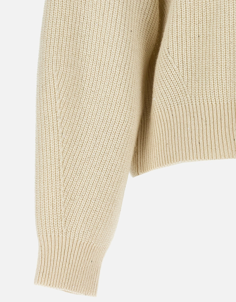 Brunello Cucinelli カシミヤブレンドスパンコールセーター () IFCHIC.COM