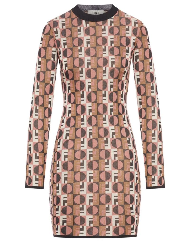 fendi pink viscose dress Fendi Viscose Blend Dress - Pink