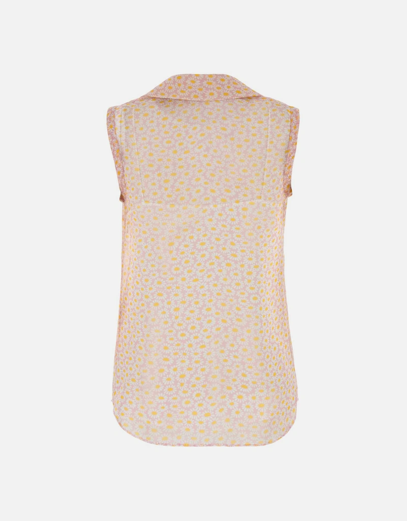 GUCCI ノースリーブトップス Gucci 印刷クレープノースリーブシャツ () IFCHIC.COM