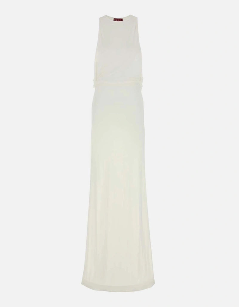 chinese dress ladies Gucci PreFall 2019 Floral Print Maxi Peasant Dress – Recess main image 1