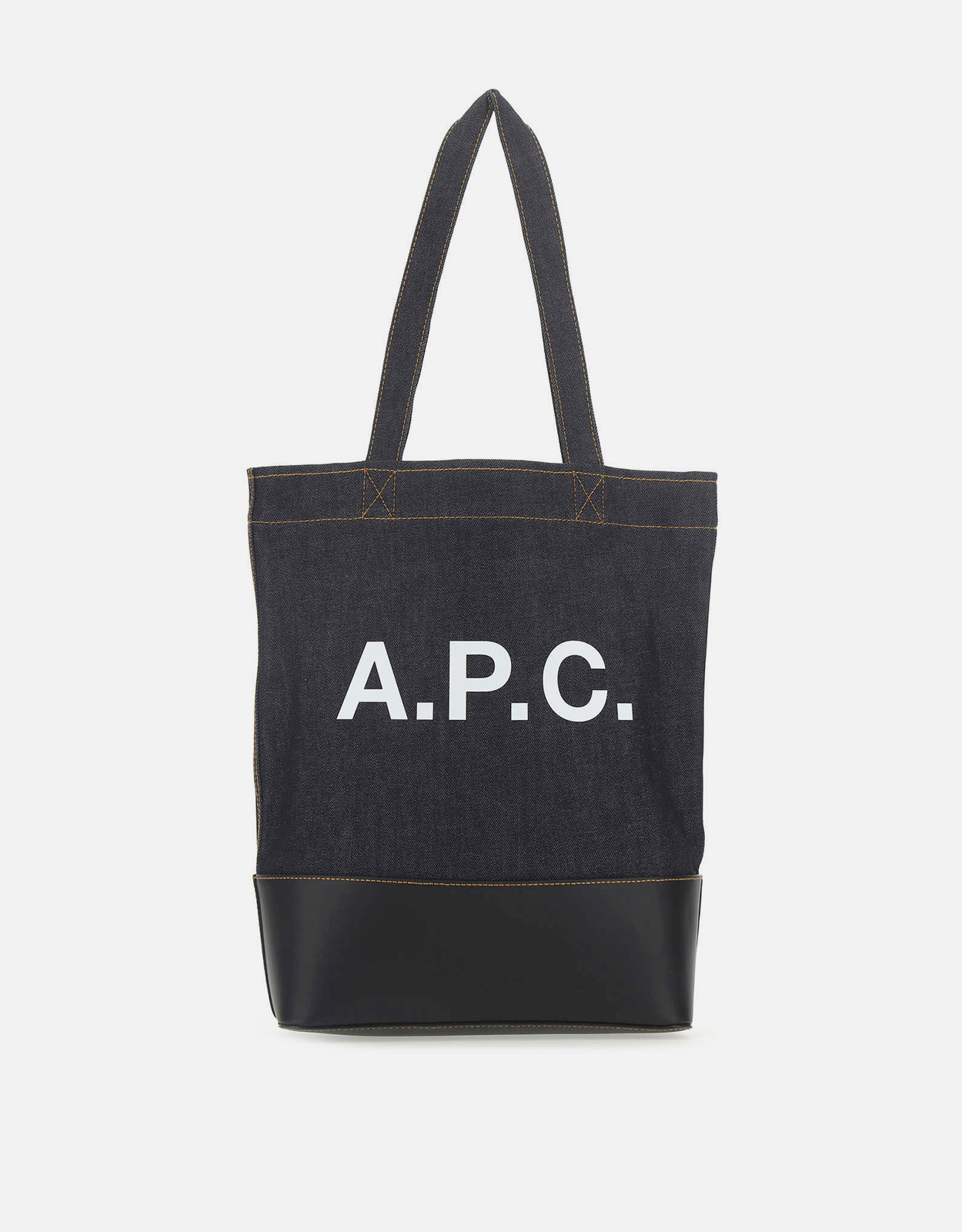 A.P.C. デニムレザートートバッグ A.P.C. メンズ デニム＆レザートートバッグ () IFCHIC.COM