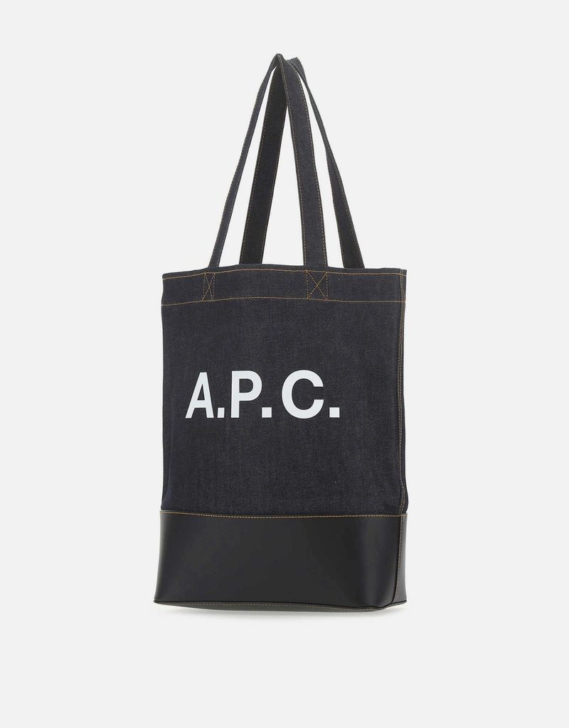 A.P.C. メンズ デニム＆レザートートバッグ () IFCHIC.COM