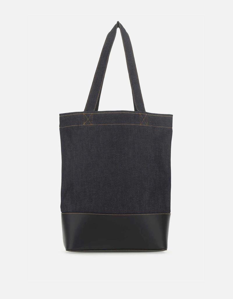 A.P.C. メンズ デニム＆レザートートバッグ () IFCHIC.COM