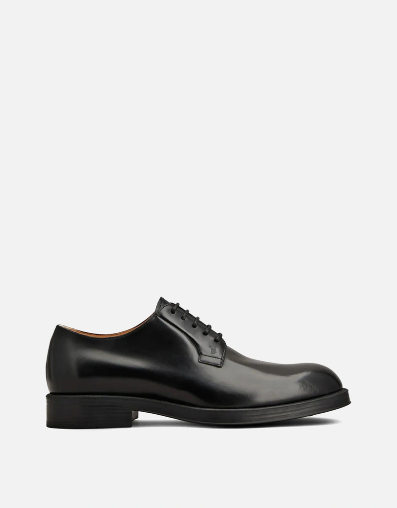 ヴィンチェンツォ様Almond Toe Leather Derby Shoes ヴィンチェンツォ様Almond Toe Leather Derby Shoes Tod's Men's