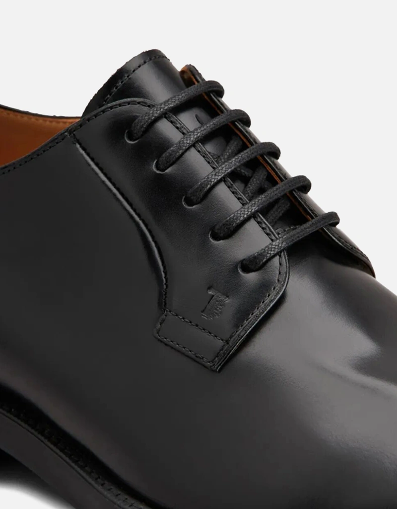 ヴィンチェンツォ様Almond Toe Leather Derby Shoes Tod's Men's Almond Toe Leather Derby (Smart Shoes,Derby Shoes