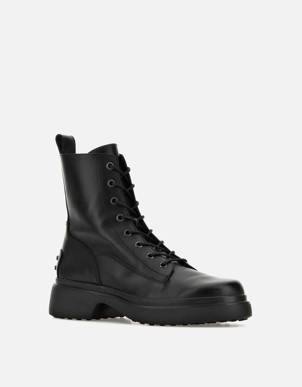 Tod's レザーコンバットブーツ () IFCHIC.COM