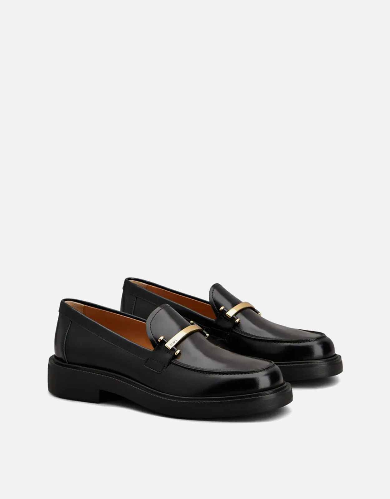 Tod's メタルバー付きレザー ローファー (ローファー) IFCHIC.COM