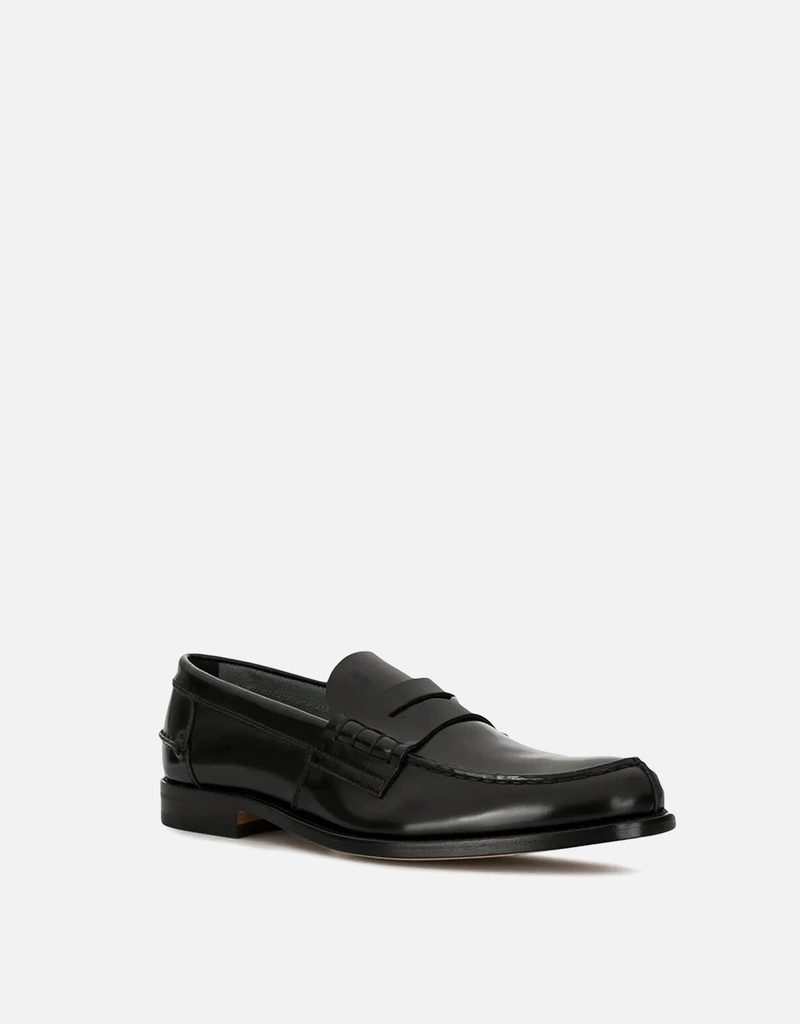 Tod's メンズセミシャイニーレザーペニーローファー (ローファー