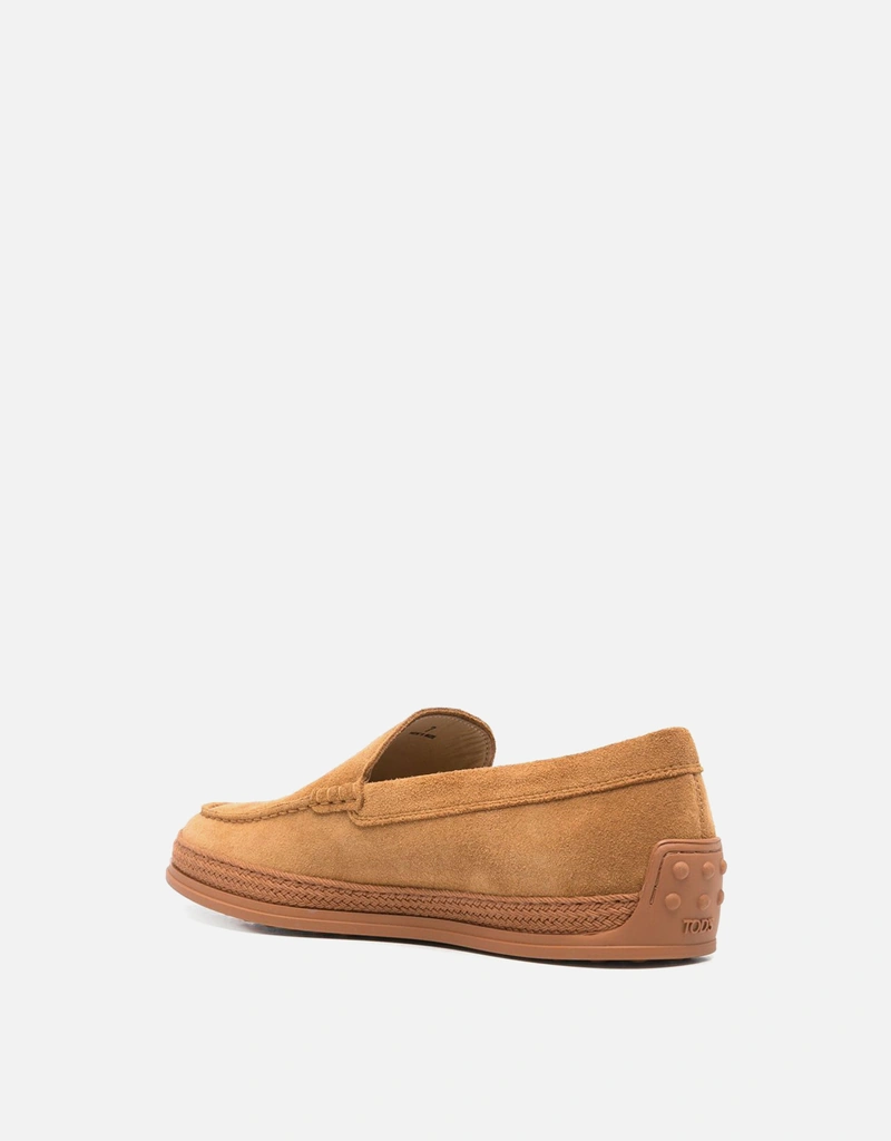 Tod's メンズスエードスリッポンローファー (ローファー) IFCHIC.COM