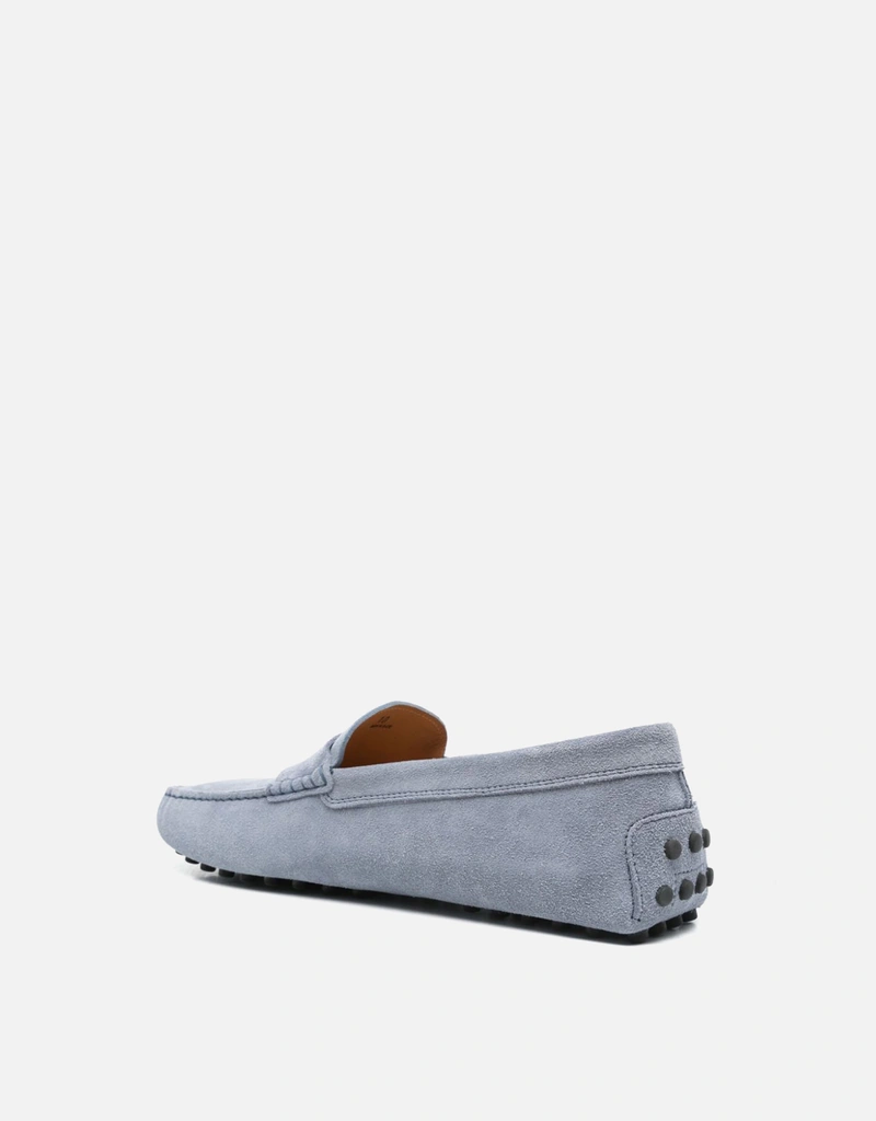 Tod's メンズゴムミーノスエードカーフレザーローファー (ローファー