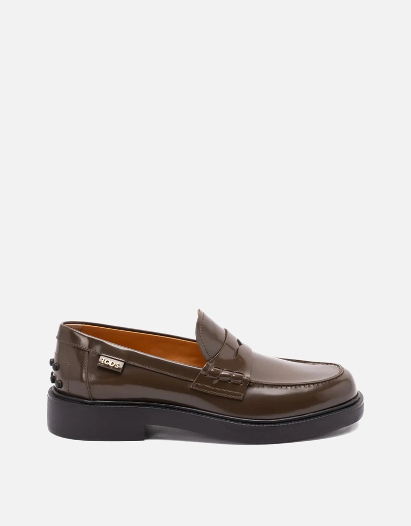 Tod's カーフレザーシェイド仕上げペニーローファー (ローファー