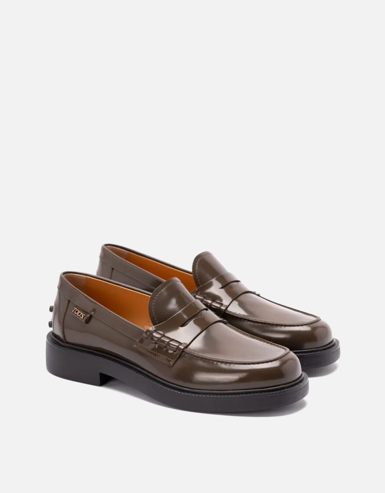 Tod's カーフレザーシェイド仕上げペニーローファー (ローファー