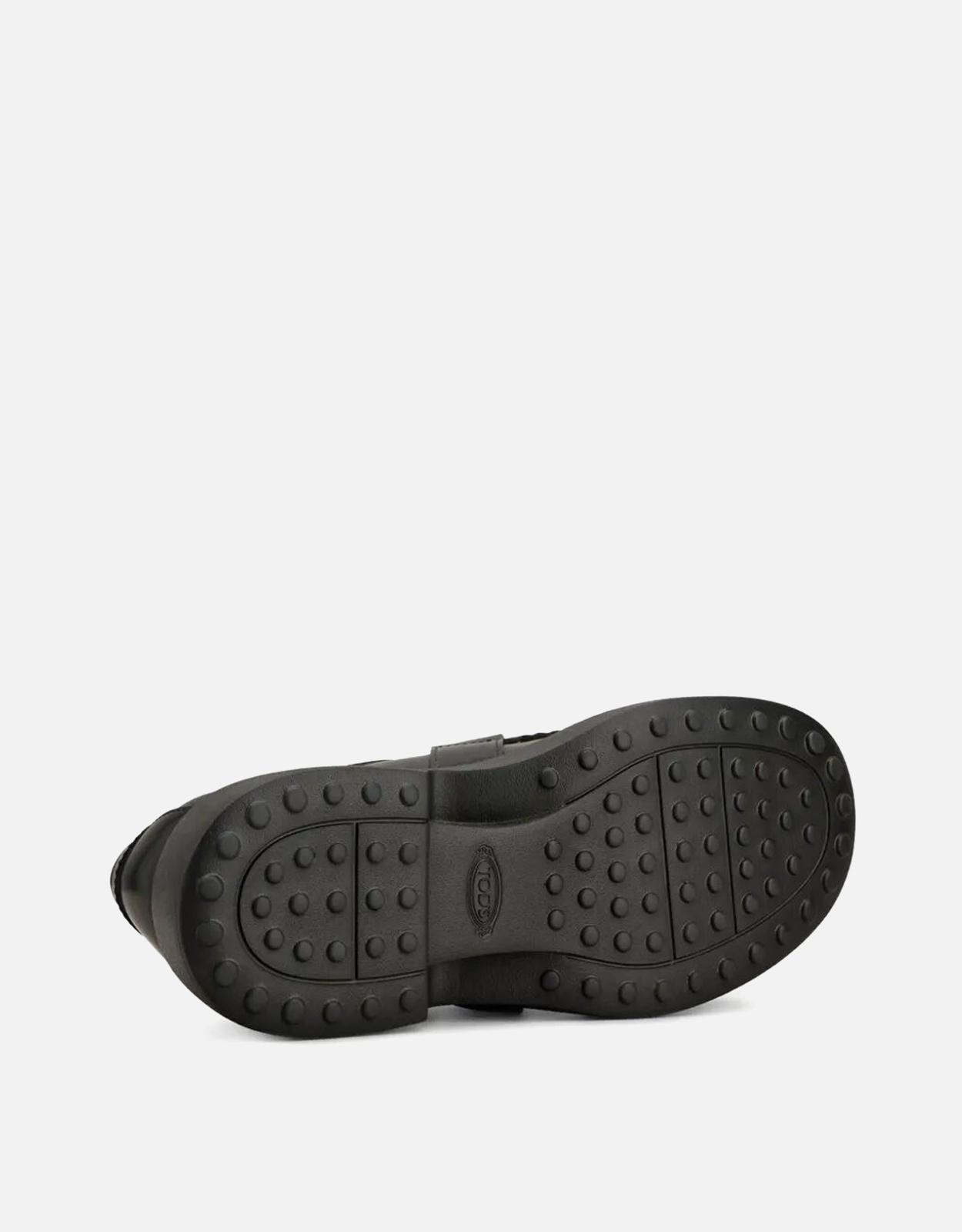 Tod's レザー チャンキー ローファー メタルバックル リング付き