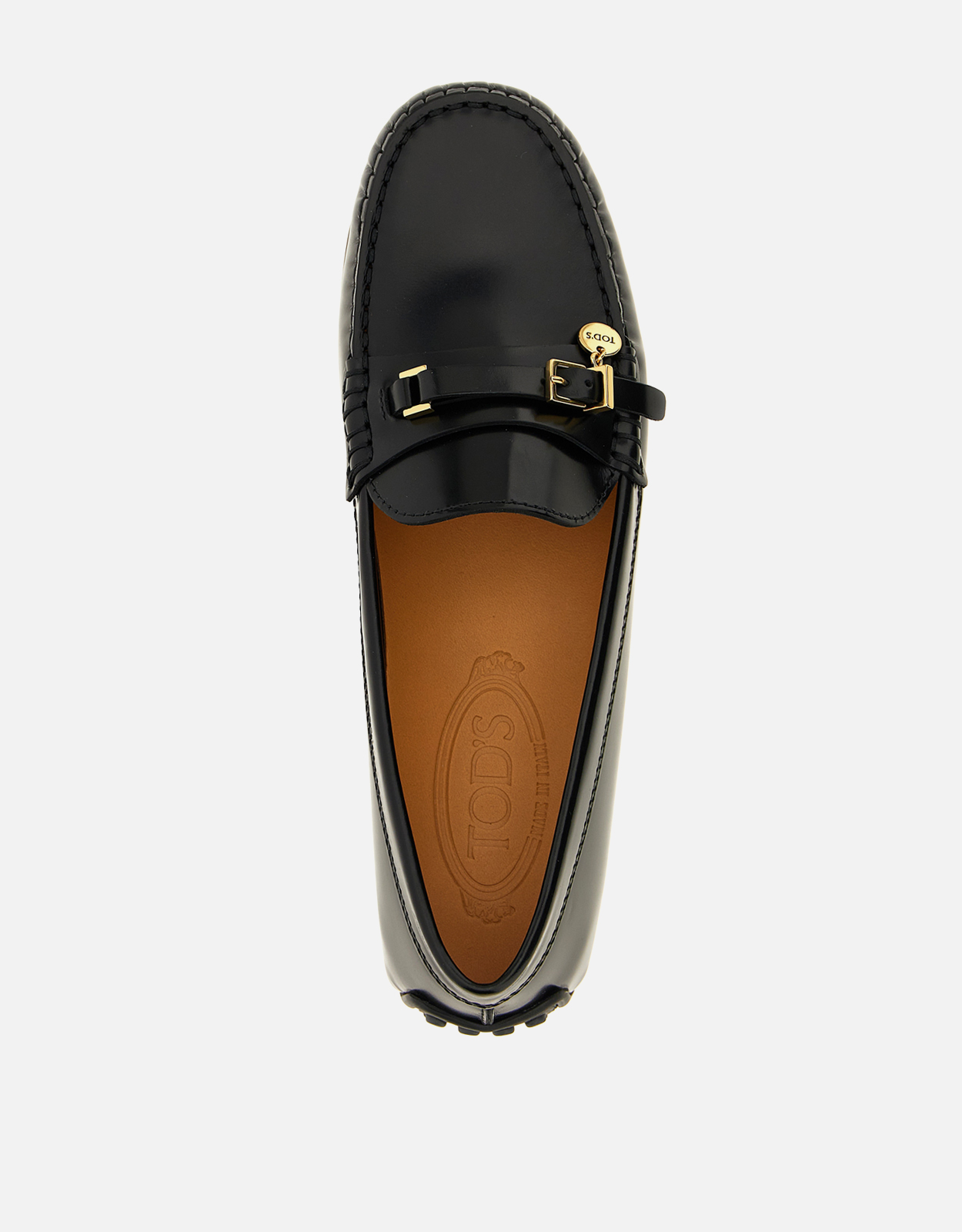 美品 TOD'S LACCETTO CITY GOMMINO シューズ Tod's City Gommino カーフスキン レザー ドライビングシューズ
