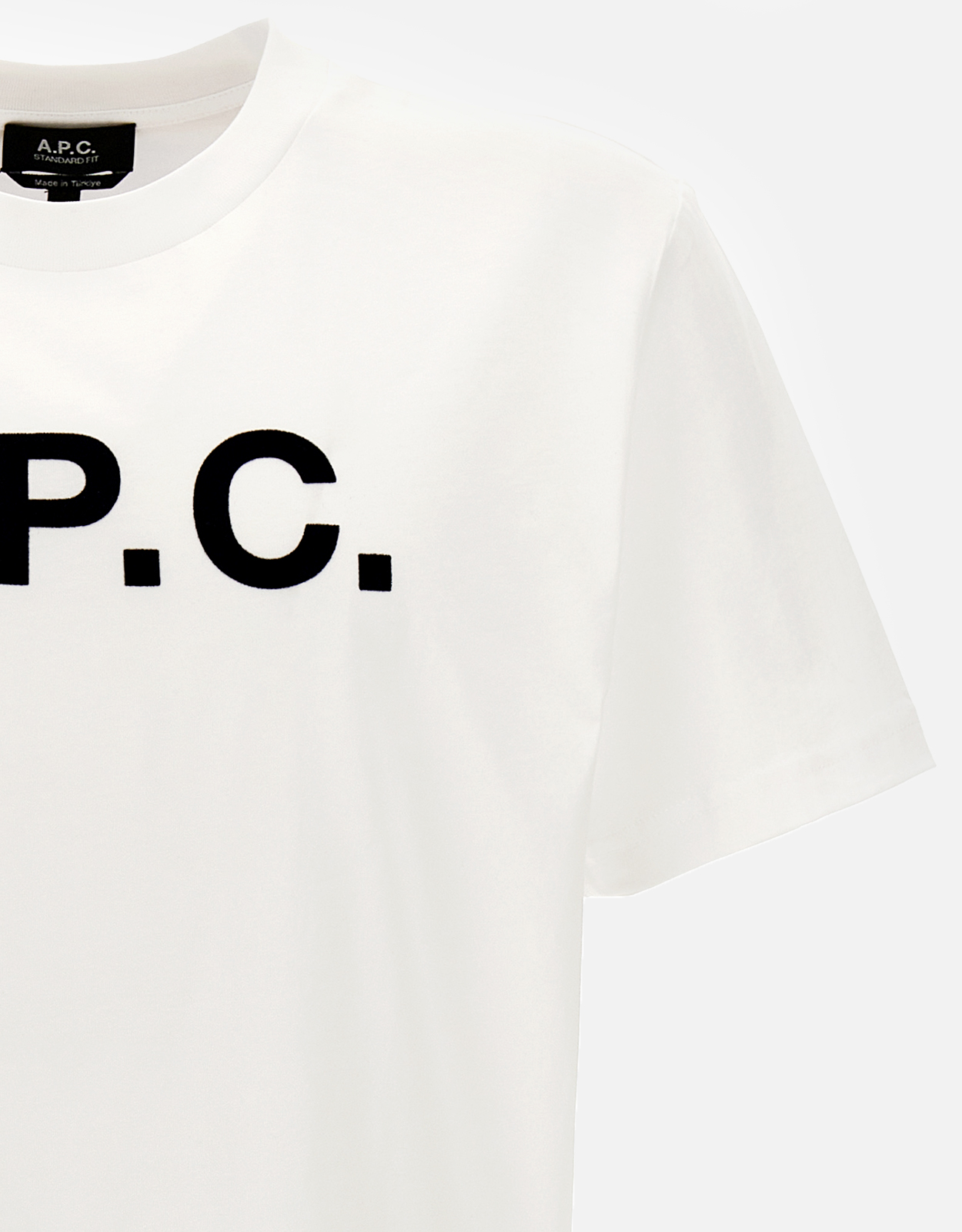 A.P.C. Unisex Cotton Logo Printed Short-Sleeved T-Shirt () IFCHIC.COM