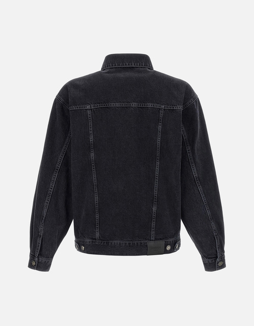 saint laurent デニムスタイル ラムレザートラッカージャケット 【公式