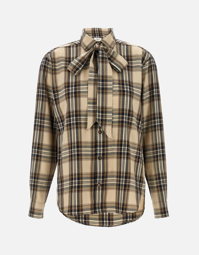 saint laurent dress shirt Saint Laurent Shirt In Cotton Poplin - Black - Men