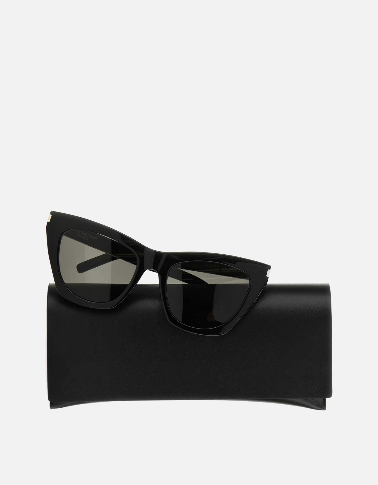 Saint Laurent ブラックアセテートサングラス () IFCHIC.COM
