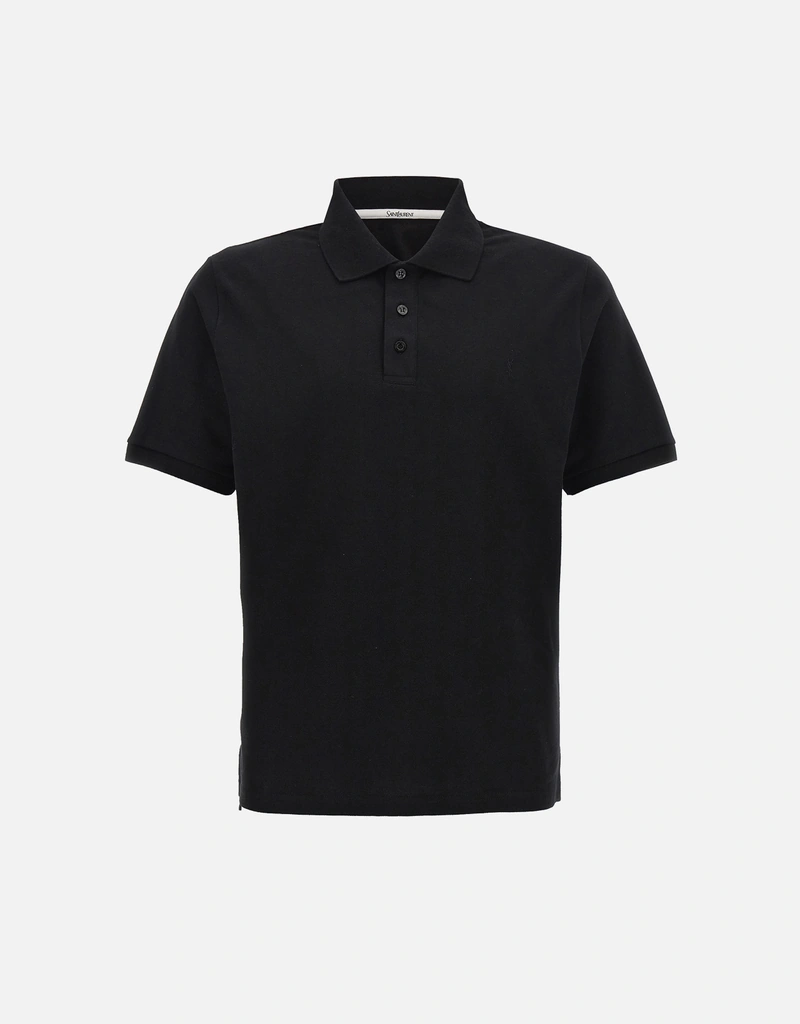 Saint Laurent Men's Cotton Polo Shirt (アパレル,トップス＆Tシャツ
