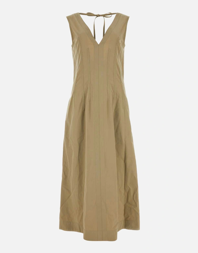 Bottega Veneta Cappuccino Cotton Blend Dress () IFCHIC.COM Bottega Veneta Cappuccino Cotton Blend Dress () IFCHIC.COM
