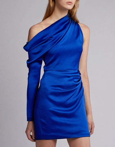 One-shoulder Fitted  Mini Dress