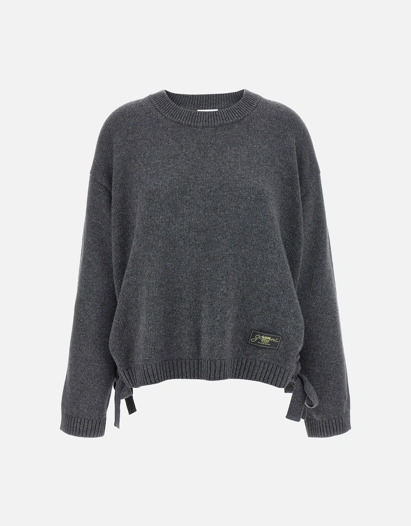 Ganni ウールブレンド オーバーサイズ セーター (ニットウェア) IFCHIC.COM