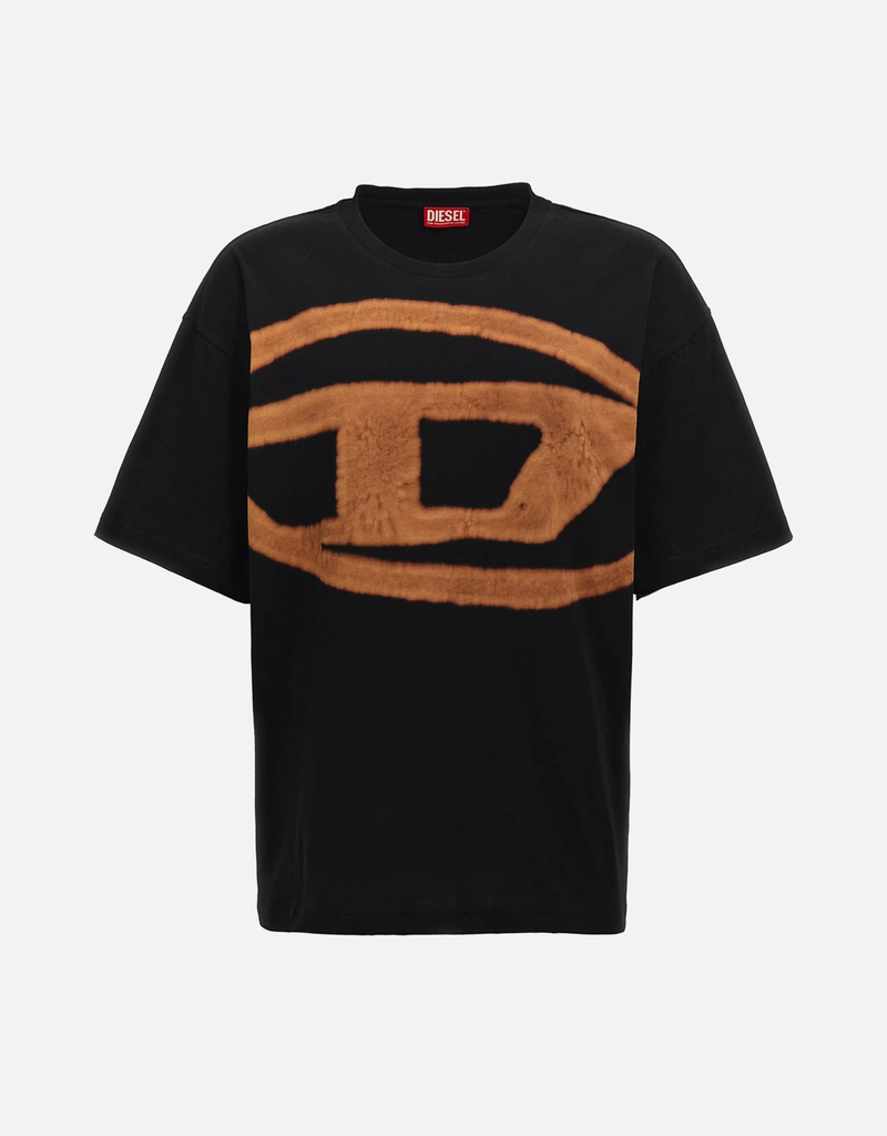 Diesel メンズ T-ボックスト-ブリーチ コットン Tシャツ (アパレル