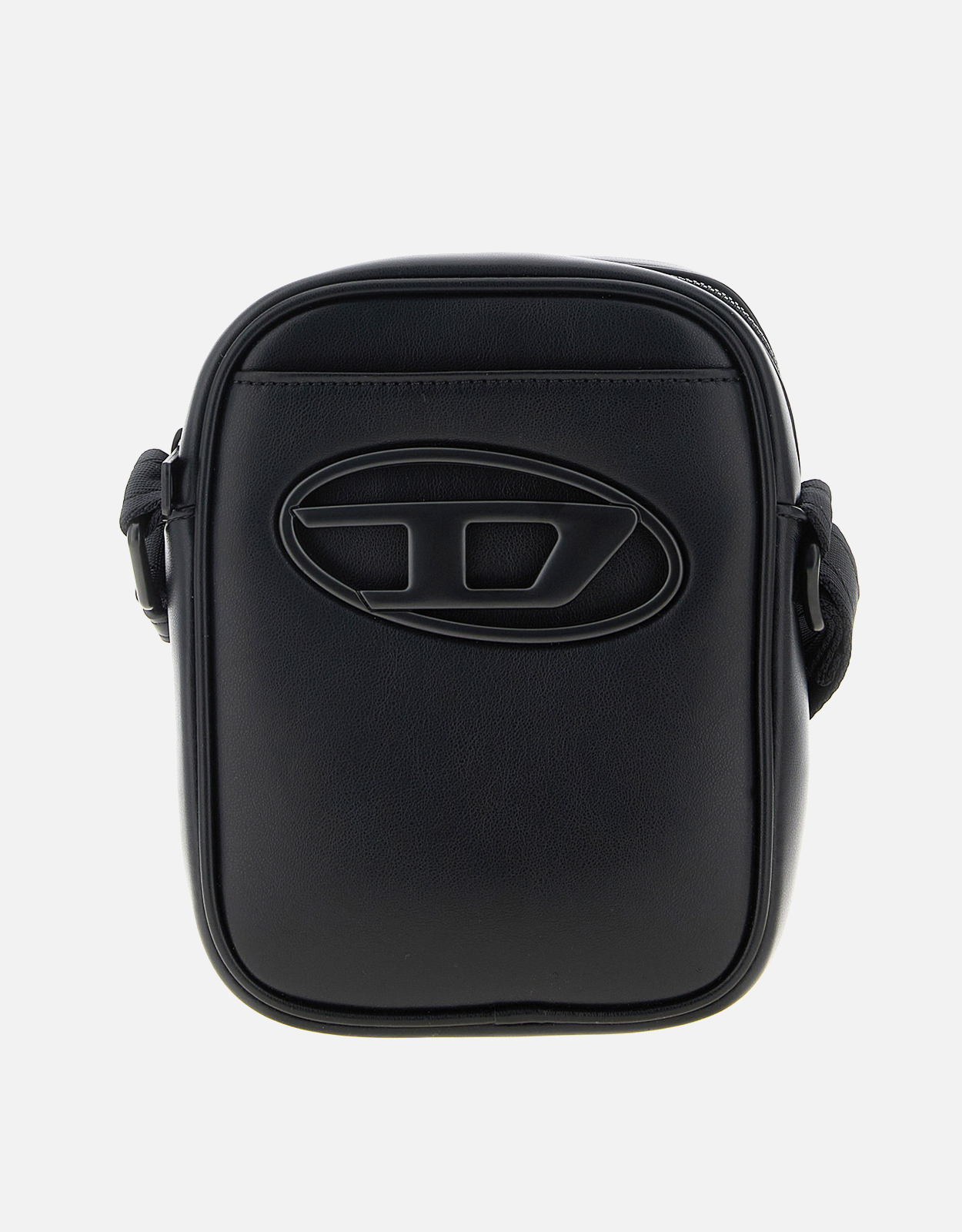 Diesel ホリ-D レザーエフェクト ファブリック クロスボディバッグ