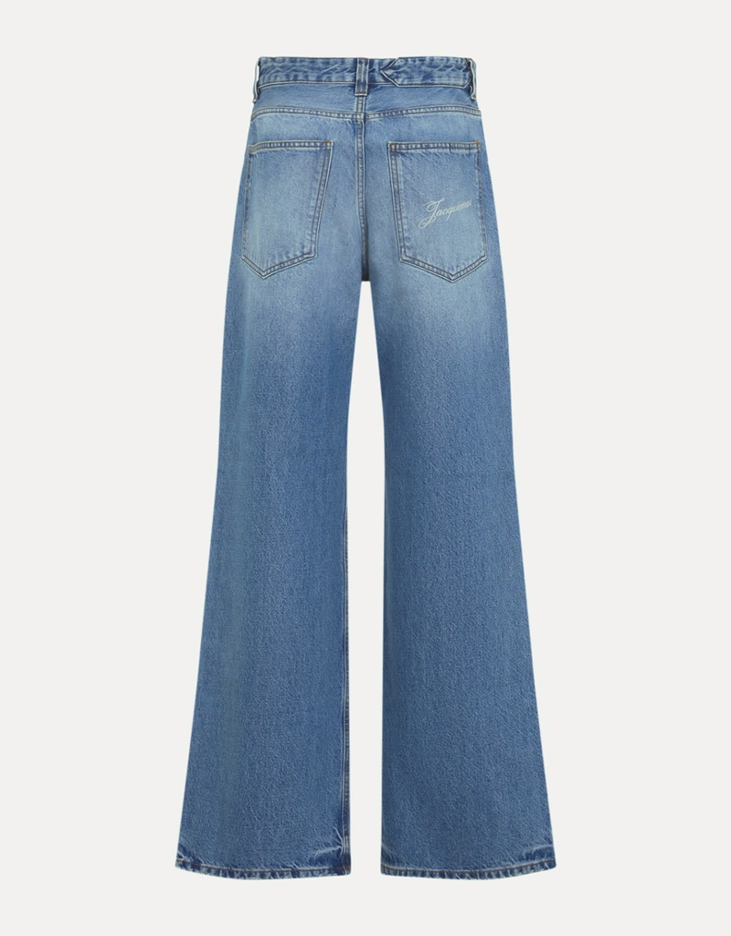Jacquemus Le De-Nimes コットン ワイドレッグジーンズ (デニム単品
