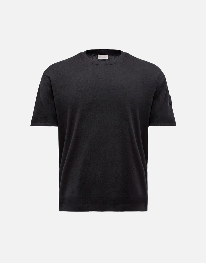 モンクレール・シルクTシャツ Moncler メンズシルクコットンニットTシャツ (アパレル) IFCHIC.COM