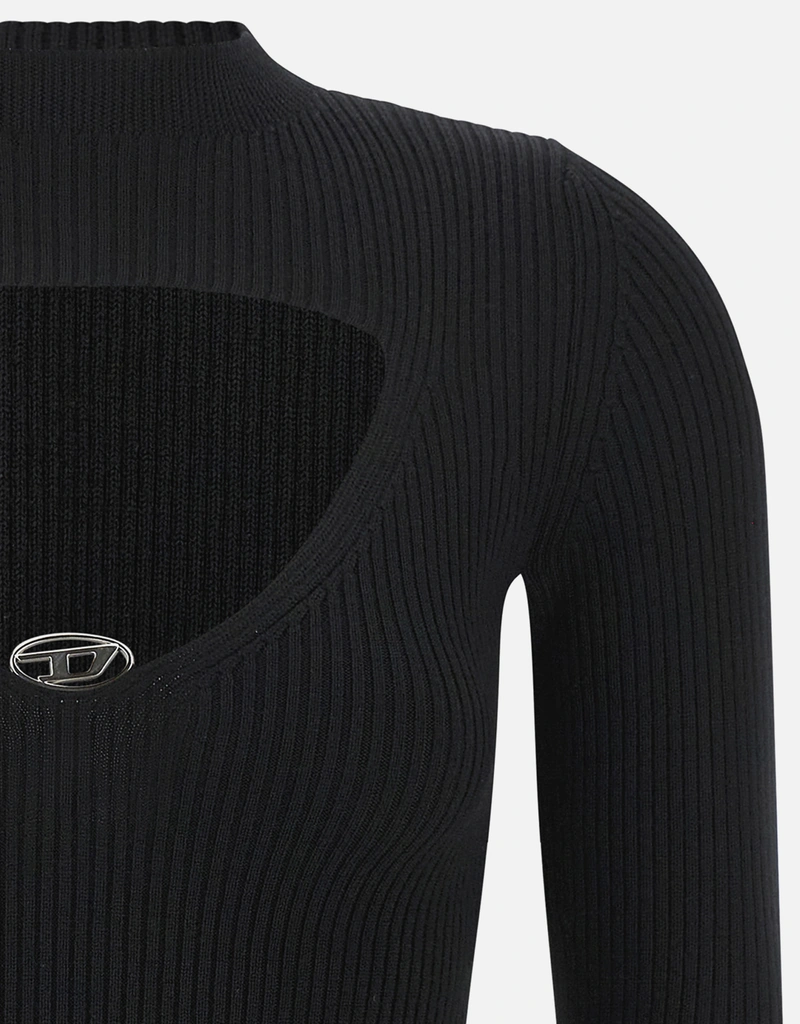Diesel M-Olina Wool Ribbed Knit Sweater (Knitwear) IFCHIC.COM Diesel M-Olina Wool Ribbed Knit Sweater (Knitwear) IFCHIC.COM