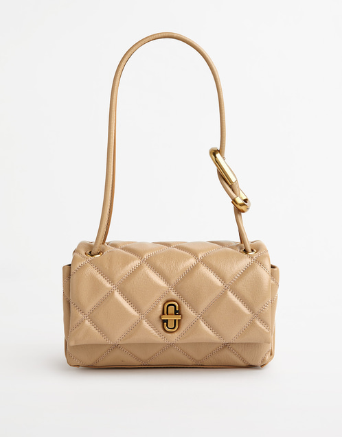 Marc Jacobs The Dual Mini Smooth Leather Quilted Shoulder Bag