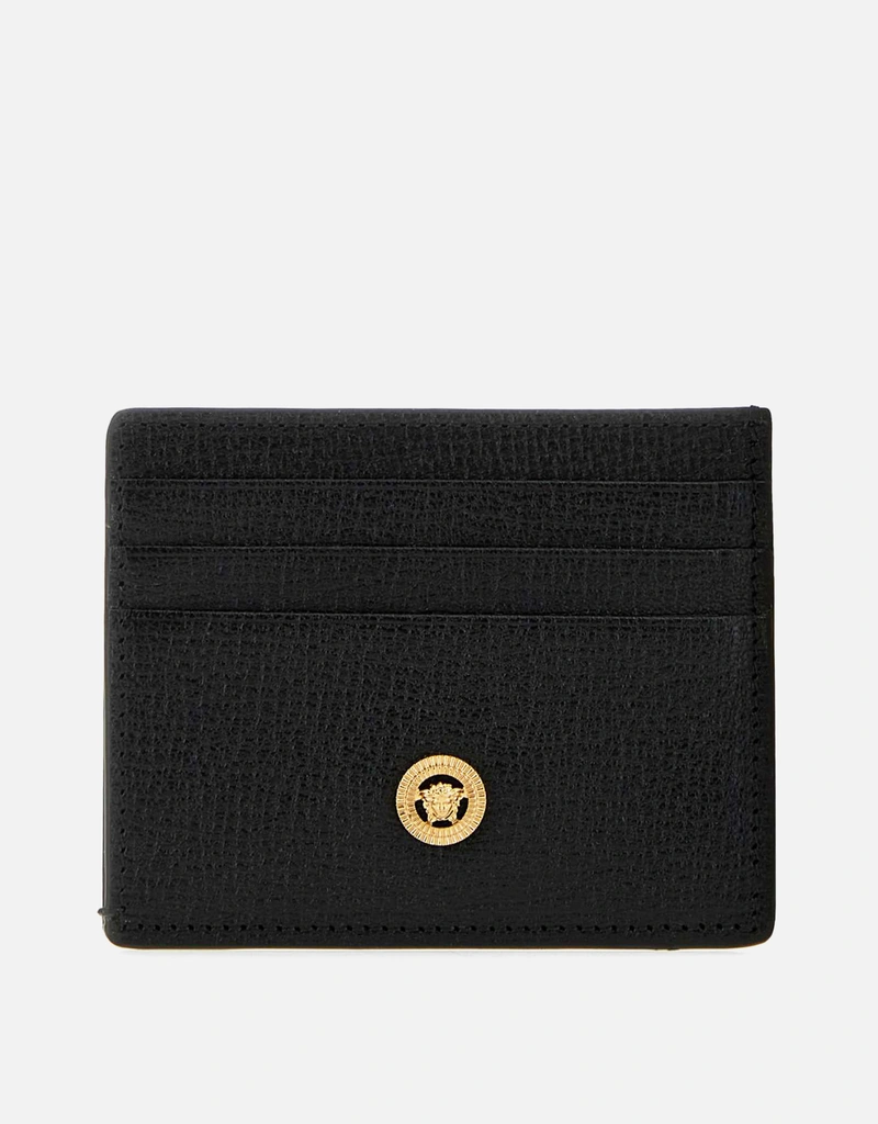 Versace メンズ メデューサビギー レザー カードホルダー () IFCHIC.COM