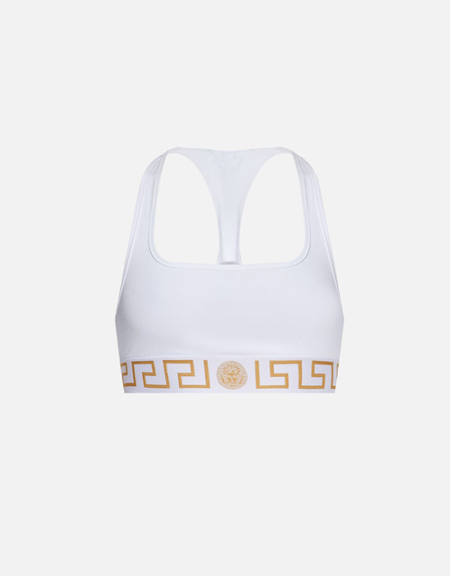 Versace グレカボーダースクープブラレット (トップス,スリーブレス