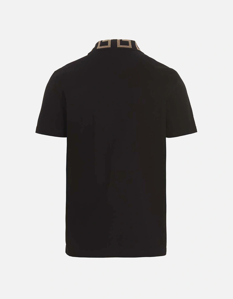Versace メンズGrecaコットンポロシャツ (トップス＆Tシャツ