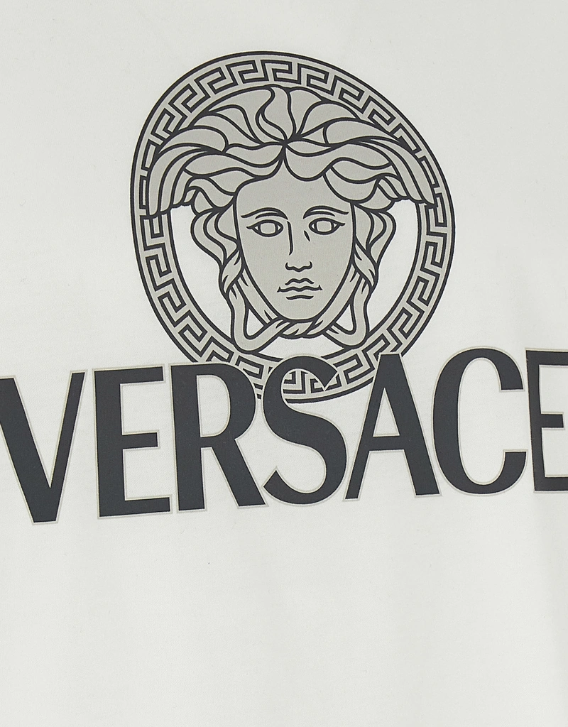 Versace メンズ Medusa ロゴ Tシャツ (トップス＆Tシャツ,Tシャツ