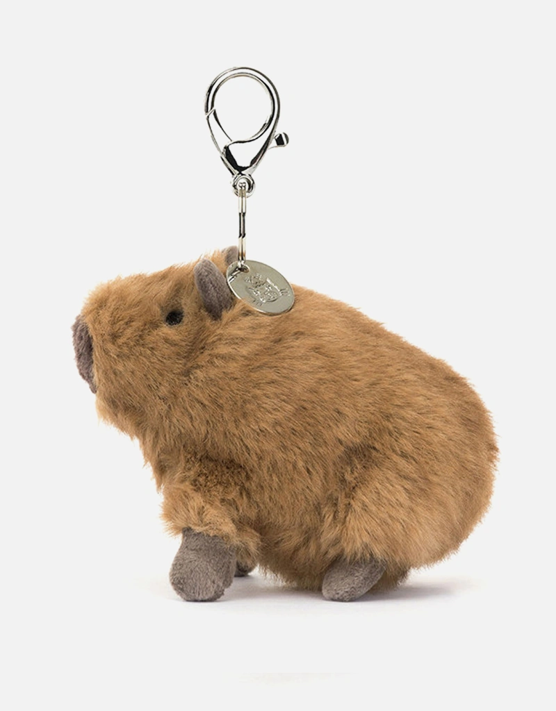 Jellycat Clyde Capybara Soft Bag Charm 14cm (おもちゃとバッグ