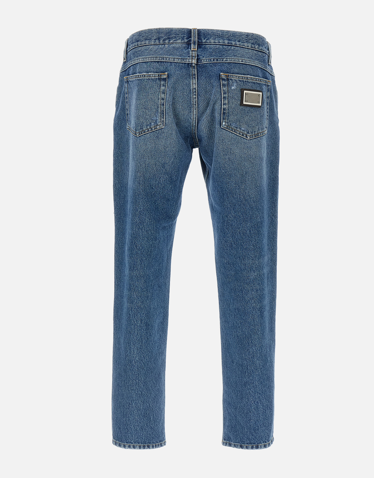 Dolce & Gabbana Jeans Foncé Gris Délavé Coton Étroit Hommes IT48/W34/M