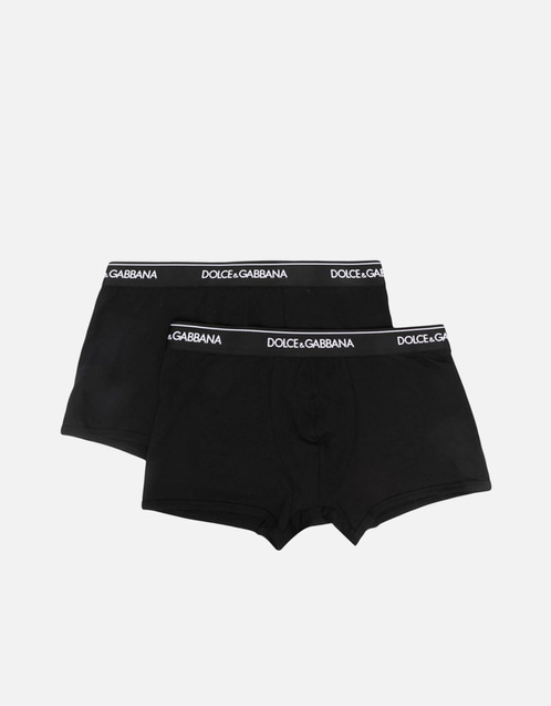 Dolce & Gabbana メンズ ストレッチコットン ボクサーパンツ 2枚組