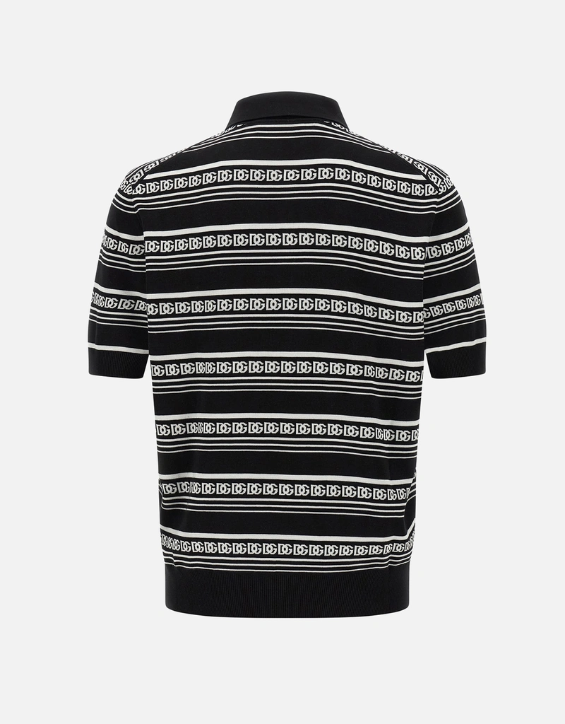 Dolce & Gabbana メンズ シルクポロシャツ (トップス＆Tシャツ