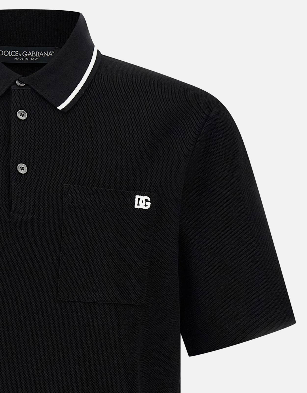 Dolce & Gabbana ポロシャツ イタリア　swag 新品未使用 DOLCE&GABBANA ポロシャツ 48 ブラック ドルガバ - メルカリ