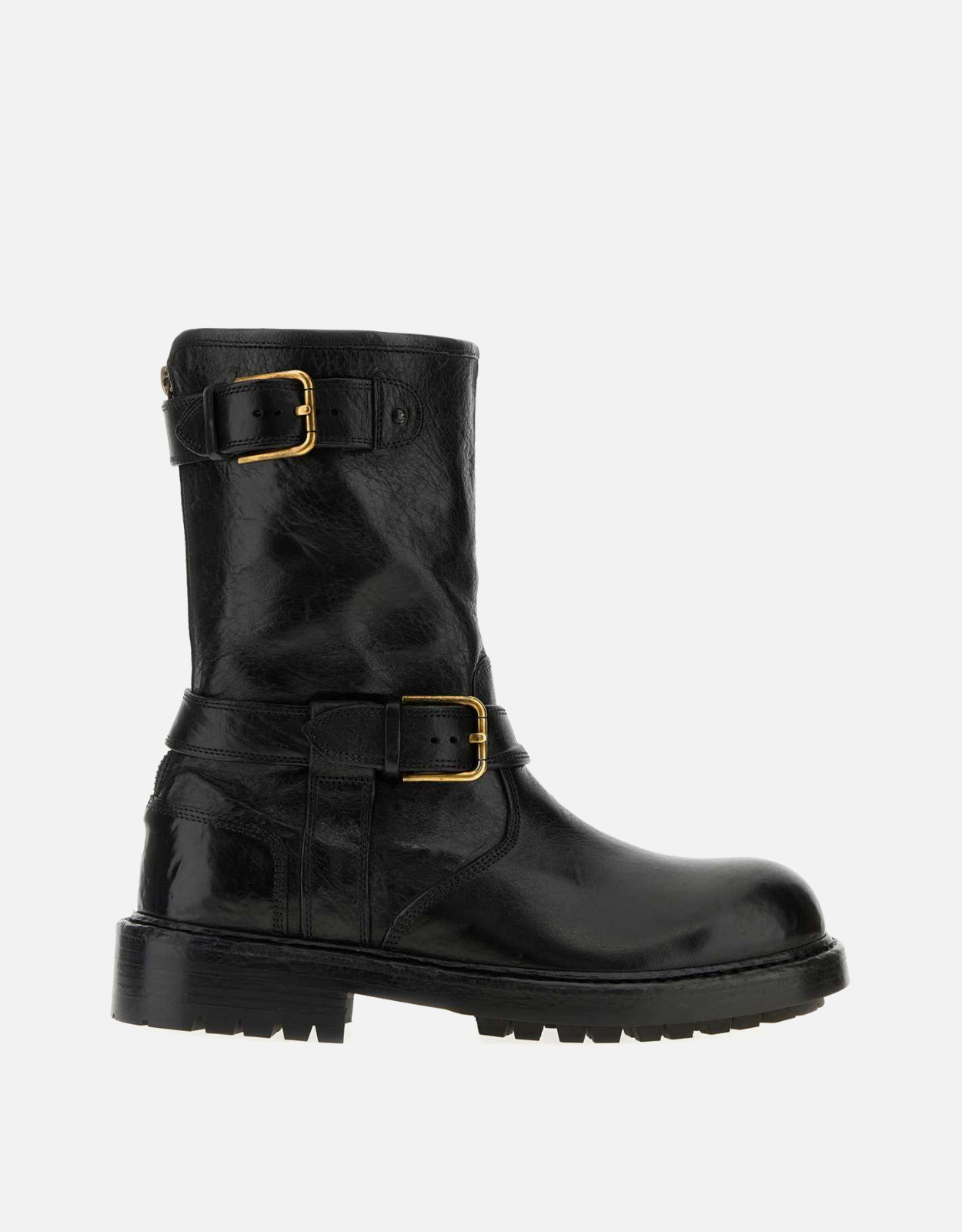 Dolce & Gabbana メンズ ベルニーニ レザーブーツ () IFCHIC.COM