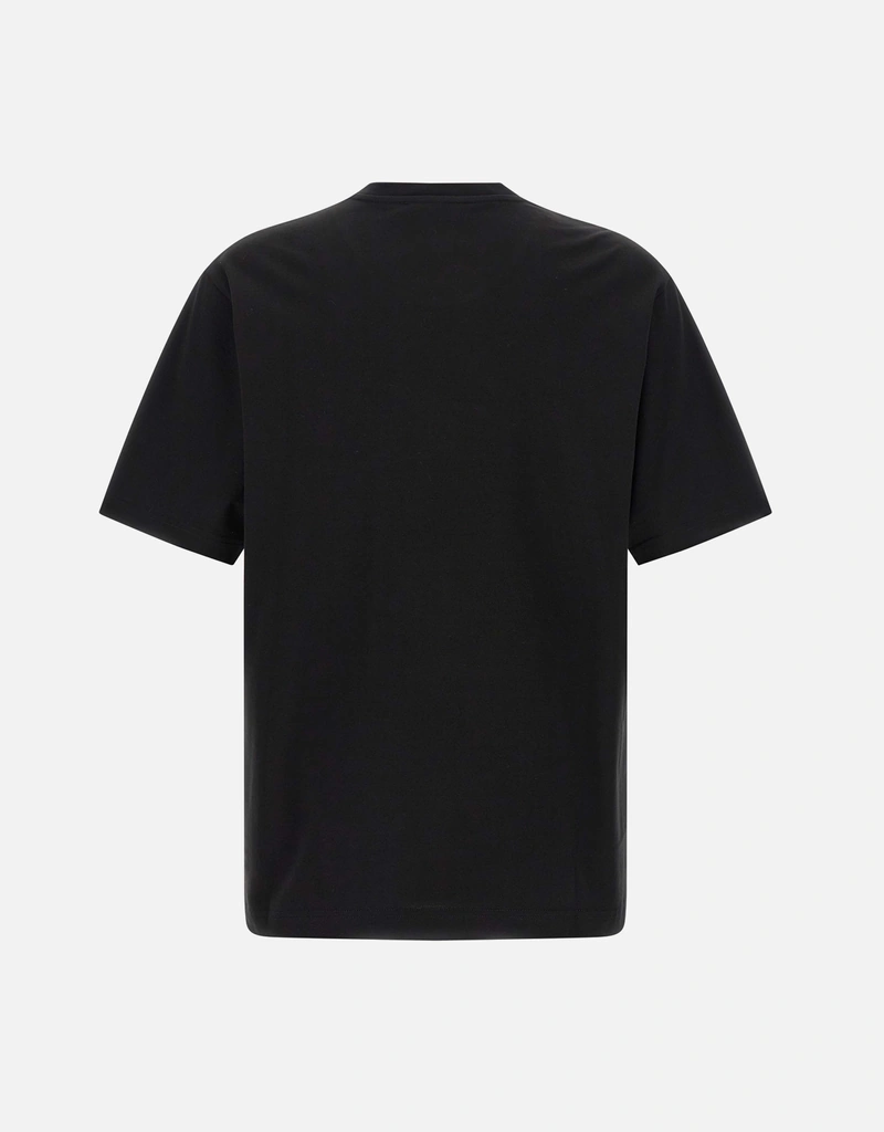 Dolce & Gabbana メンズ ロゴ刺繍コットンTシャツ (トップス＆Tシャツ