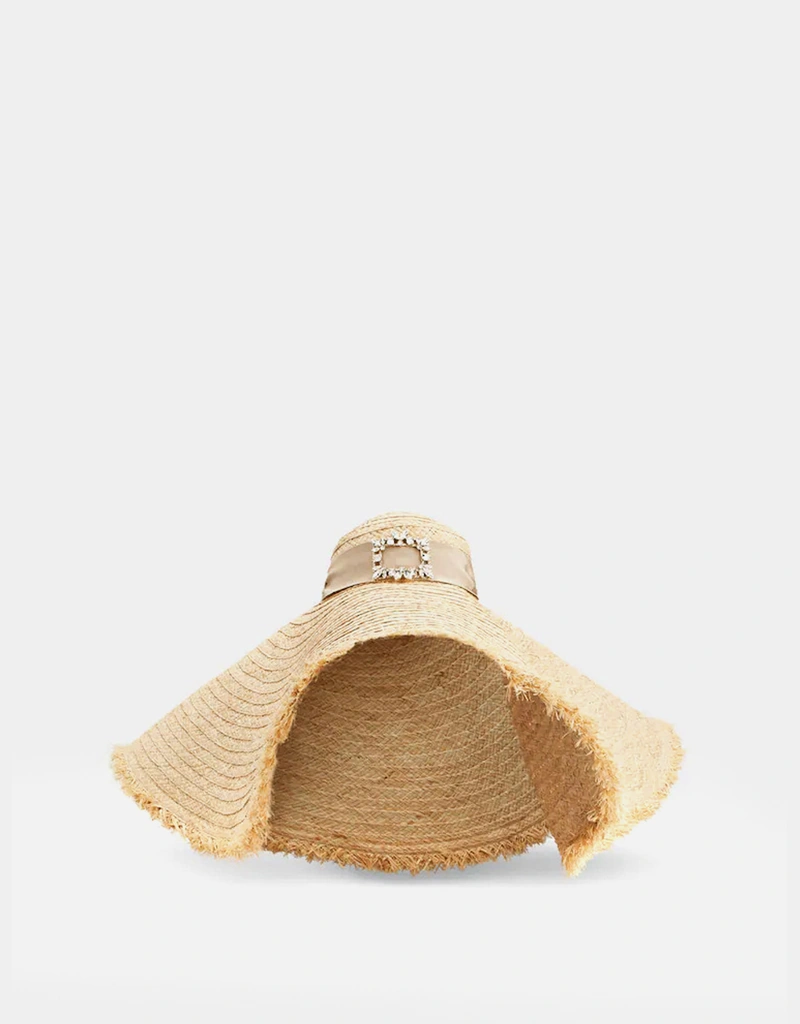 Roger Vivier Raffia Hat () IFCHIC.COM