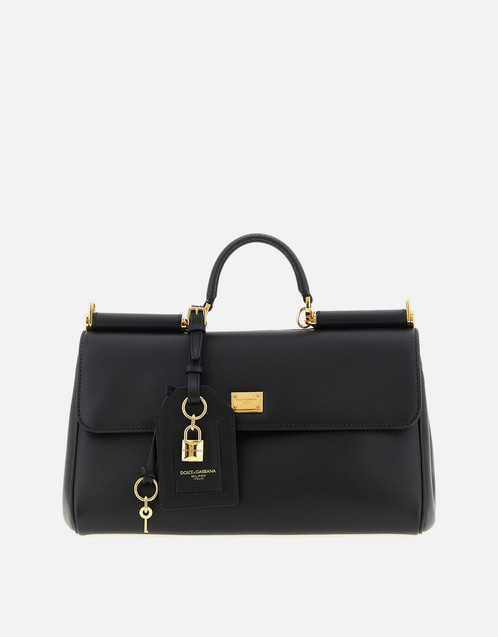 Dolce & Gabbana マイ シチリア カーフスキンレザー ハンドバッグ