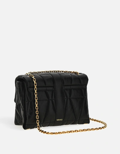 美品 ヴェルサーチ メデューサ ボディバッグ クロスボディ 黒 キルティング VERSACE（ヴェルサーチェ） ヴェルサーチ バッグ ボディバッグ