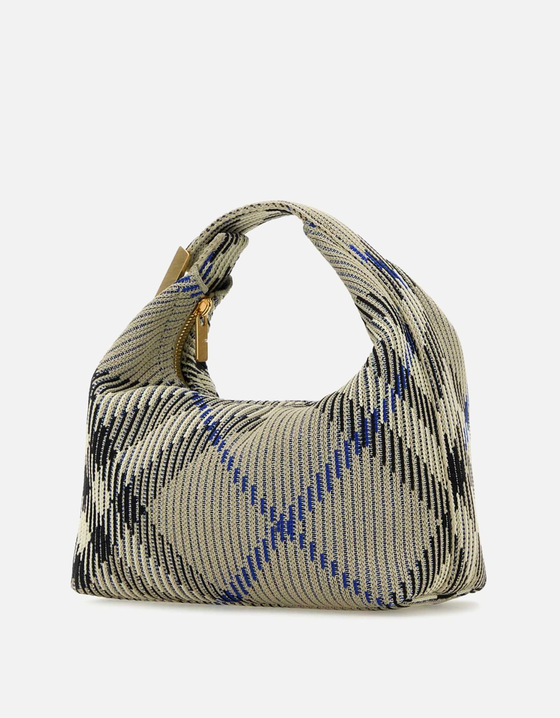 Burberry 刺繍入りナイロンミニペッグハンドバッグ () IFCHIC.COM