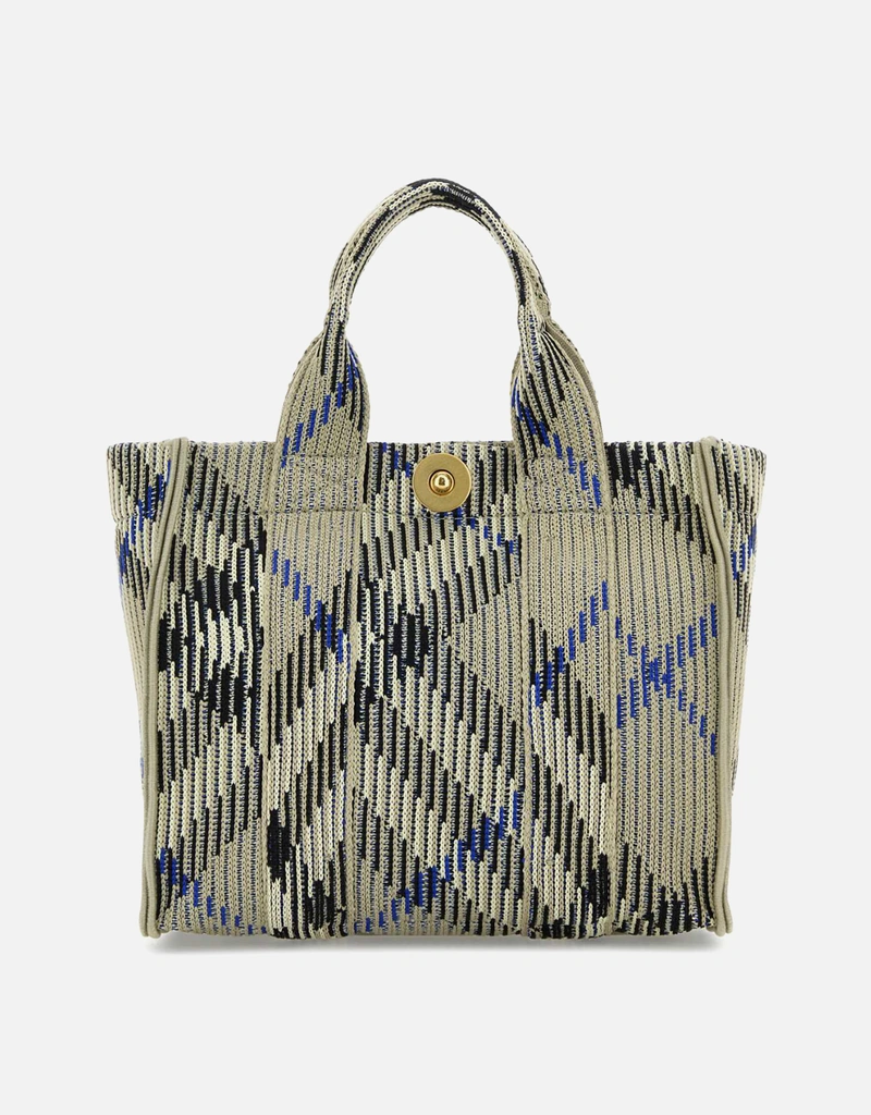 Burberry 刺繍ファブリックチェックミニハンドバッグ () IFCHIC.COM