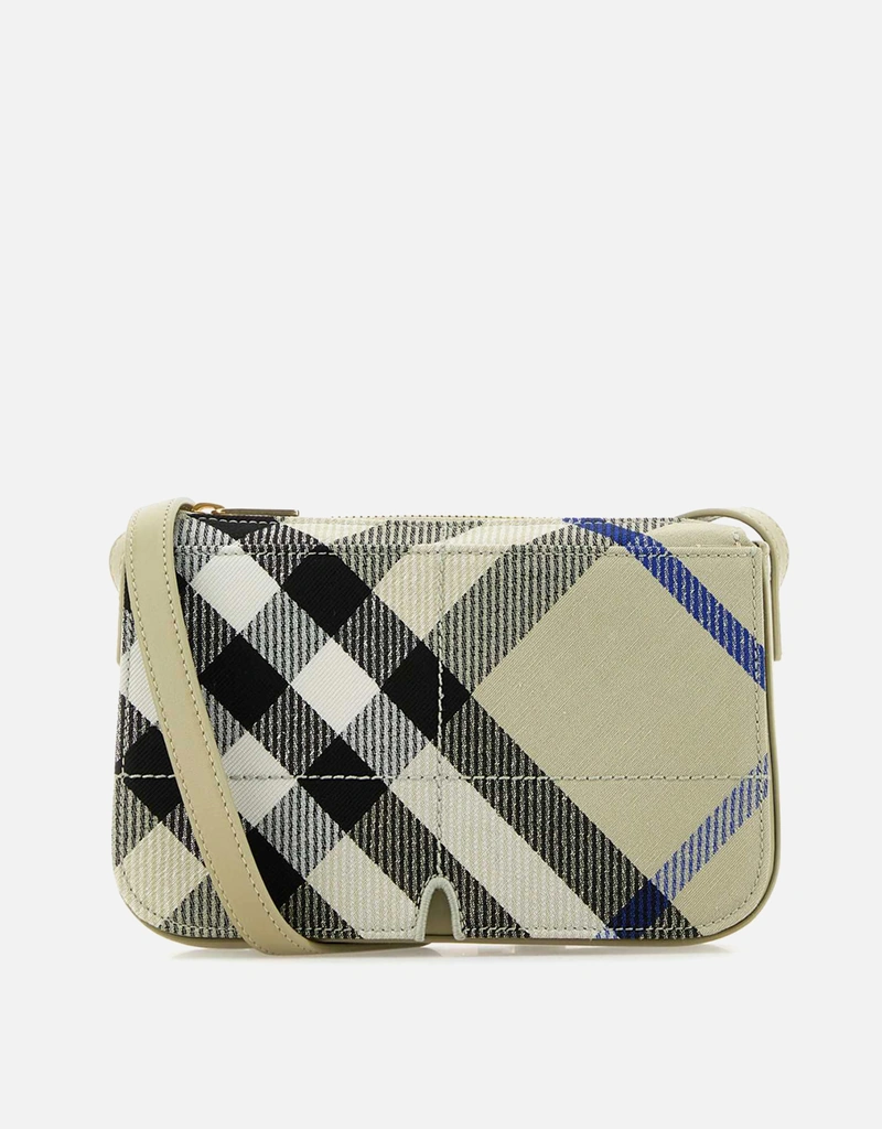 Burberry 刺繍入りキャンバス Snip クロスボディバッグ Burberry 刺繍入りキャンバス Snip クロスボディバッグ